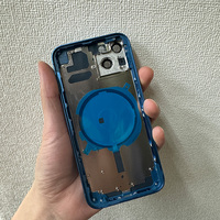 Coque arrière de protection de batterie avec objectif d'appareil photo pour 8G/X/XR/11/12/13/14/15 PRO PM, design barre, boutons latéraux, étuis pour téléphones mobiles