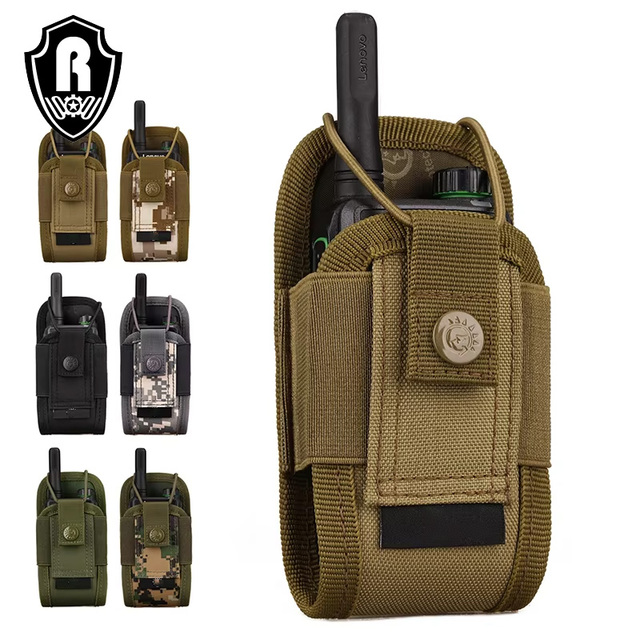 Classic Multi-function Hunting Tactical Radio Case Heavy Duty Holder Walkie Talkie Case for Duty Belt