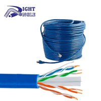 Cable de Red de Datos LAN CAT6 UTP FTP SFTP de 305m 24awg 1000ft, Sólido, de Fábrica, con Certificación CE, Cubierta de PVC LSZH y PE