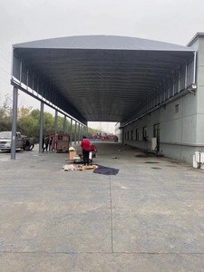 Mái che di động ngoài trời lớn, có thể thu vào bằng điện, chất liệu <span class=keywords><strong>PVC</strong></span>, mái che di động, sân bóng rổ, mái che thể thao bằng thép gấp gọn, nhà để xe thể thao - Product Image 3