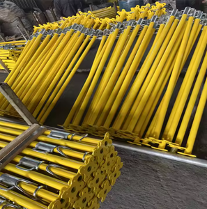 Andamio de construcción de marco de acero europeo 0,75 m de ancho Encofrado de construcción ajustable Soporte de acero Jack Post Hoteles tradicionales - Product Image 5