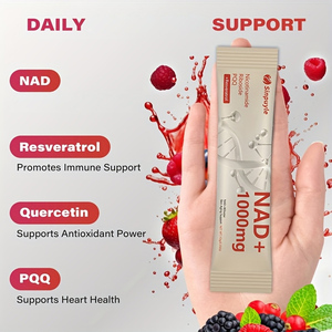 Suplementos Herbales NAD+ 1000mg Nicotinamida Ribósido PQQ en Stock en EE. UU. para Bebidas Líquidas, Antienvejecimiento, Energía Celular y Apoyo para la Piel - Product Image 4