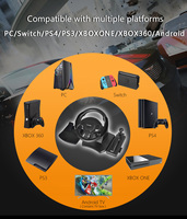 Volant de Course 270° avec Moteur à Vibrations Compatible PC PS4 PS3 XBOX ONE XBOX 360 Android pour Fabricant OEM & ODM