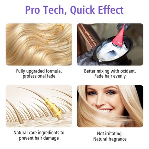 Polvo Decolorante Profesional para el Cabello al por Mayor, Marca Privada Personalizada, Polvo Decolorante con Aceite de Argán Morado CHAOBA - Product Image 3