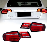 Luces Traseras LED para Audi A3 Hatchback 2003-2012, Conjunto de Luces Traseras Secuenciales Dinámicas