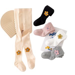 Collant autunnali in cotone lavorato a maglia con tecnica a squadre collant a <span class=keywords><strong>righe</strong></span> verticali transfrontalieri stile Casual per la danza delle ragazze - Product Image 3