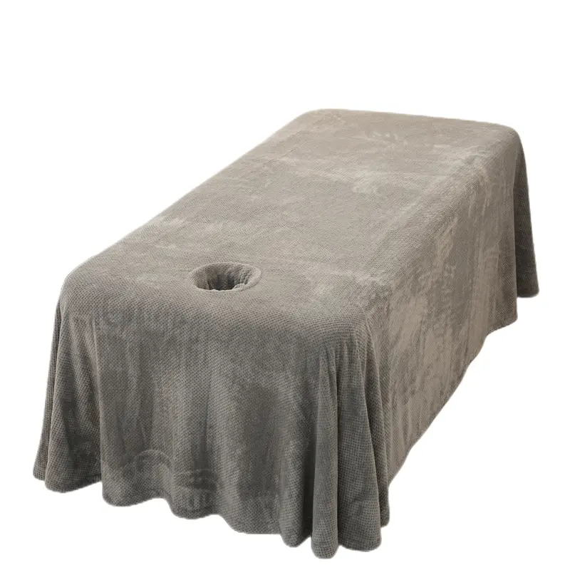 Tối màu xám massage trị liệu bao gồm bảng váy massage Nệm Trải Giường 190x80x60cm