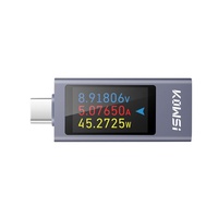 Detektor Pengisian Daya Ponsel KWS-2303C Mendukung Arus Besar 12A PD DC Voltmeter Power Meter 4-30V