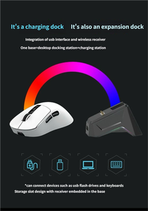 Magnetic <b>USB</b> Docking Station Wireless <b>Mouse</b> Charging Dock Compatible with Logitech Bullshit king G502/G903 - Product Image 6