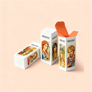 Cajas de Cartón Blancas con Logotipo Impreso Personalizado para Crema Facial, Embalaje de Papel para Perfumes, Cosméticos y Productos para el Cuidado de la Piel - Product Image 4