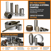 Machine pneumatique de chanfreinage à tête unique pour tubes en cuivre et aluminium, dégrossissage de précision à 45 degrés