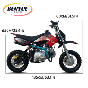 Moto tout-terrain légère de haute qualité à 4 temps, structure robuste, mini moto tout-terrain pour enfants, moteur puissant 125cc 4 temps - Product Image 2