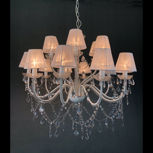Luxury Hotel Project Bigger Crystal <b>Chandelier</b> Wedding Lights Manufacturer- Nordic Staircase Ceramic Modern LED Glass Iron+glass - Product Image 1
