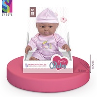 SY African Reborn vinilo negro lindo bebé muñeca modelo de moda 12 pulgadas Material de goma suave muñecas silicona grasa muñecas niño juguete