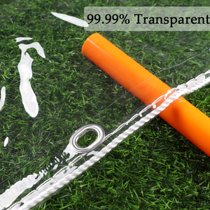 Bâche transparente d'extérieur personnalisable <span class=keywords><strong>avec</strong></span> verrous torsadés, rideau de <span class=keywords><strong>pergola</strong></span> transparent, écran coupe-vent détachable pour terrasse et balcon - Product Image 6
