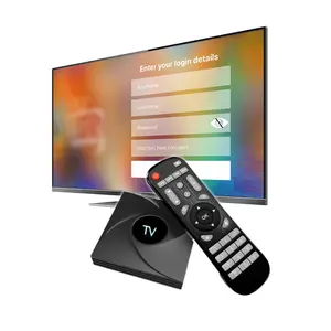Android 10.0 Smart TV BOX with IP tv m3u interface Free Test Support TV Fire stick Windows No Buffering