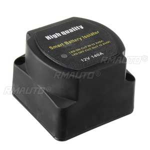 Kit Aislador de Batería Dual Duradero 12V 140A, Relé de Carga Dividida Sensible al Voltaje Impermeable VSR para Autocaravanas, Coches, RV, Yates, Barcos - Product Image 2