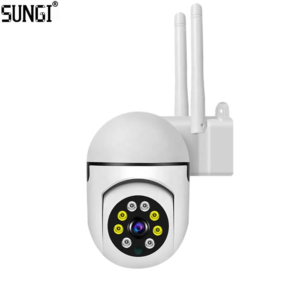 무선 보안 CCTV IP 카메라 와이파이 네트워크 카메라 비디오 감시 야외 PTZ 카메라 야간 버전