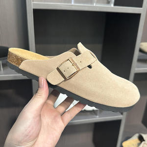 Birkenston boston mules עור אמיתי של גברים פרדות פרה נוחות זמש פחיות בר sede
