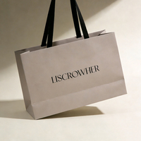 Sacs de courses en papier kraft en gros avec logo personnalisé imprimé pour l'emballage de cadeaux, les petites entreprises, les magasins de détail, respectueux de l'environnement