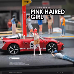 Figurine miniature en résine simulée 1/64, figurines colorées, accessoires de micro-photographie pour table de sable - Product Image 4