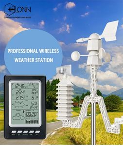 Station météo professionnelle avec vitesse de vent, jauge d'humidité et de pluie - Product Image 4