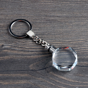 MH-YS0458 bán buôn tùy chỉnh laser <span class=keywords><strong>Octagon</strong></span> pha lê Keychain - Product Image 3