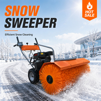 Souffleuse à neige professionnelle à pousser à la main, 6,5 HP, à essence, pour les travaux de déneigement hivernal