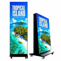 P1.25 P1.53 P1.86 GOB COB LED Layar Poster Lipat Portabel Pemasok Pabrik Layar Poster LED