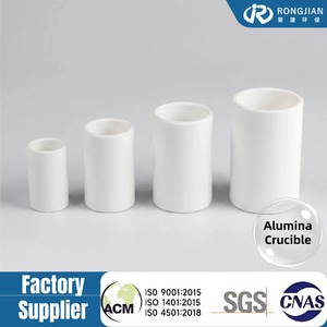 Crisol de Alúmina Cerámica de Alta Pureza (99.7%) con Tamaño Personalizado, Barca de Sinterización Cerámica para Pruebas de Laboratorio - Product Image 1