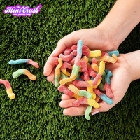 Bonbons gélifiés assortis personnalisés enrobés de sucre, saveur fruitée fantaisie, en sachet