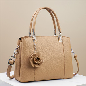 Women's Handbag Lady Rose Shaped <b>Patchwork</b> Solid Trendy <b>Bag</b> - Product Image 2