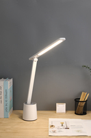 Lampe de table à intensité variable chevet lire veilleuses lampe de bureau LED intelligente luminosité adaptative protection des yeux étude bureau pliant