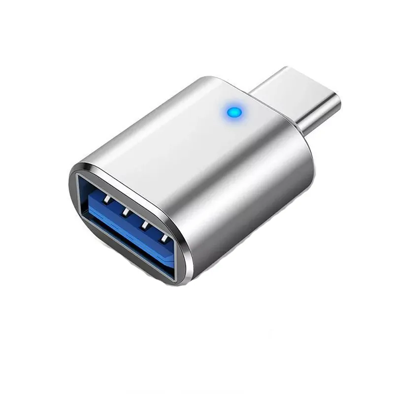 Adaptor USB 3.0 ke Tipe C, adaptor USB C OTG untuk Macbook Xiaomi POCO Samsung S20 USBC OTG konektor Tipe C ke USB