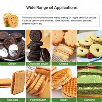 Crème 20cm Petit Sandwich Choco Faire Farce Confiture Remplissage Biscuit et Biscuit Chocolat Machine pour Biscuit