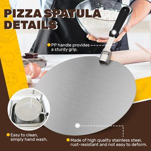 <span class=keywords><strong>Pelle</strong></span> à <span class=keywords><strong>pizza</strong></span> en acier inoxydable de 12 pouces avec poignée pliante, spatule à <span class=keywords><strong>pizza</strong></span> en métal pliable, <span class=keywords><strong>pelle</strong></span> à <span class=keywords><strong>pizza</strong></span> <span class=keywords><strong>pour</strong></span> accessoire de four - Product Image 5