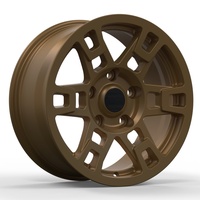 Nouvelles jantes en alliage d'aluminium 6061 T6 forgées multi-rayons bronze mat, pressées 12000T, certifiées TUV JWL VIA S3-00063, 17 18 20, garantie 6 ans