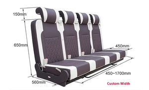 Canapé-lit pliant en cuir à dossier haut-bas pour camping-car et camping-car Offre Spéciale réglable et confortable Fournisseur de gros - Product Image 4