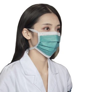 قناع وجه غير منسوج 3 طبقات بربطة عنق مع مقاومة للرذاذ - Product Image 2