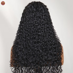 Perruque Lace Front Bouclée Jerry Noire Naturelle en Cheveux Humains Vierges Brésiliens, Perruques Bouclées Frontales en Dentelle Transparente pour Femmes - Product Image 2