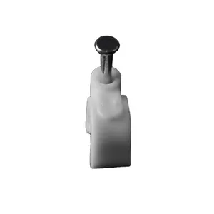 Hord Hot Sell 7mm Round Shaped Cable Clip with Steel Nail