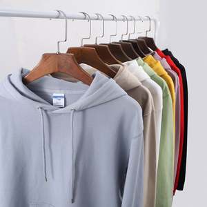 Sweat à capuche unisexe de haute qualité, 300 GSM, épais, lourd, uni, surdimensionné, personnalisable avec logo, pour homme - Product Image 1