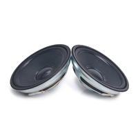 Haut-parleur rond large bande de 2,5 pouces avec suspension en tissu, bobine de 16 mm, 2 ohms, 5 W, aimant interne en néodyme pour mini-équipement audio