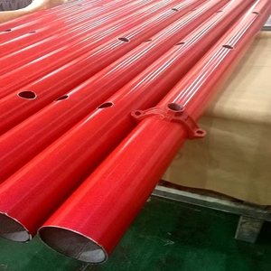 Yivli ve delinmiş kırmızı yangın borusu prefabrik tip düşük adedi özelleştirilebilir - Product Image 4