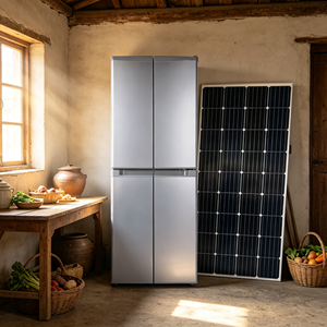 Réfrigérateur solaire pour maisons autonomeuses, utilisation en milieu isolé, aluminium, 2 portes, capacité inférieure à 60L - Product Image 6