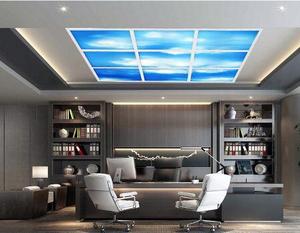 Skylight Bầu Trời Xanh Mây Lõm 600X600Mm 300X1200Mm Trang Trí Led Trần Bảng Điều Chỉnh Ánh Sáng, Tấm Trang Trí Led Bảng Điều Chỉnh Cao Lumen - Product Image 1