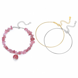 Bracelets extensibles en argent sterling Bracelets de bijoux fins vierges en <span class=keywords><strong>fil</strong></span> réglable pour la fabrication de bijoux à bricoler soi-même - Product Image 2