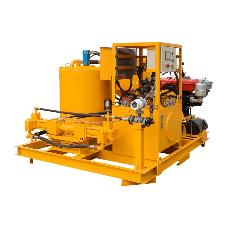 Cement Grout Injection Grout Mixer Pump Station For Highway Construction