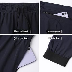Pantalones Deportivos de Nailon de Secado Rápido para Hombre, Pantalones de Gimnasio para Correr, con Elástico y Bolsillo, para <span class=keywords><strong>Deportes</strong></span> al Aire Libre - Product Image 3