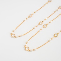 2 unids/set dijes imitación perla cristal suéter collares para mujeres exageradas collares largos femeninos accesorios joyería de moda